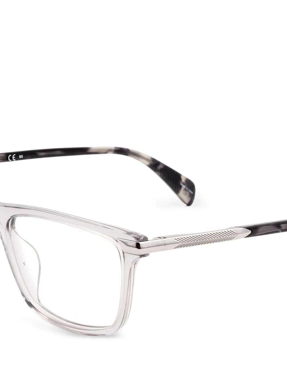 RAG & BONE EYEWEAR Bril met rechthoekig montuur Grijs