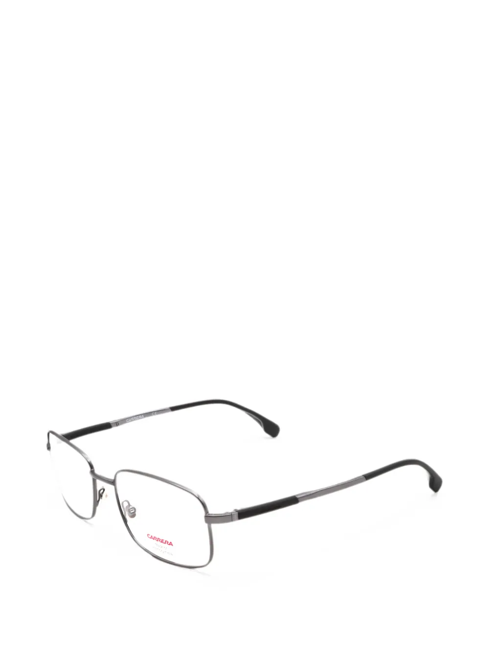 Carrera Brille mit eckigem Gestell - Silber