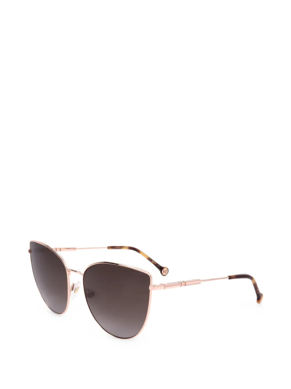Carolina Herrera Sonnenbrille mit Cat-Eye-Gestell - Gold