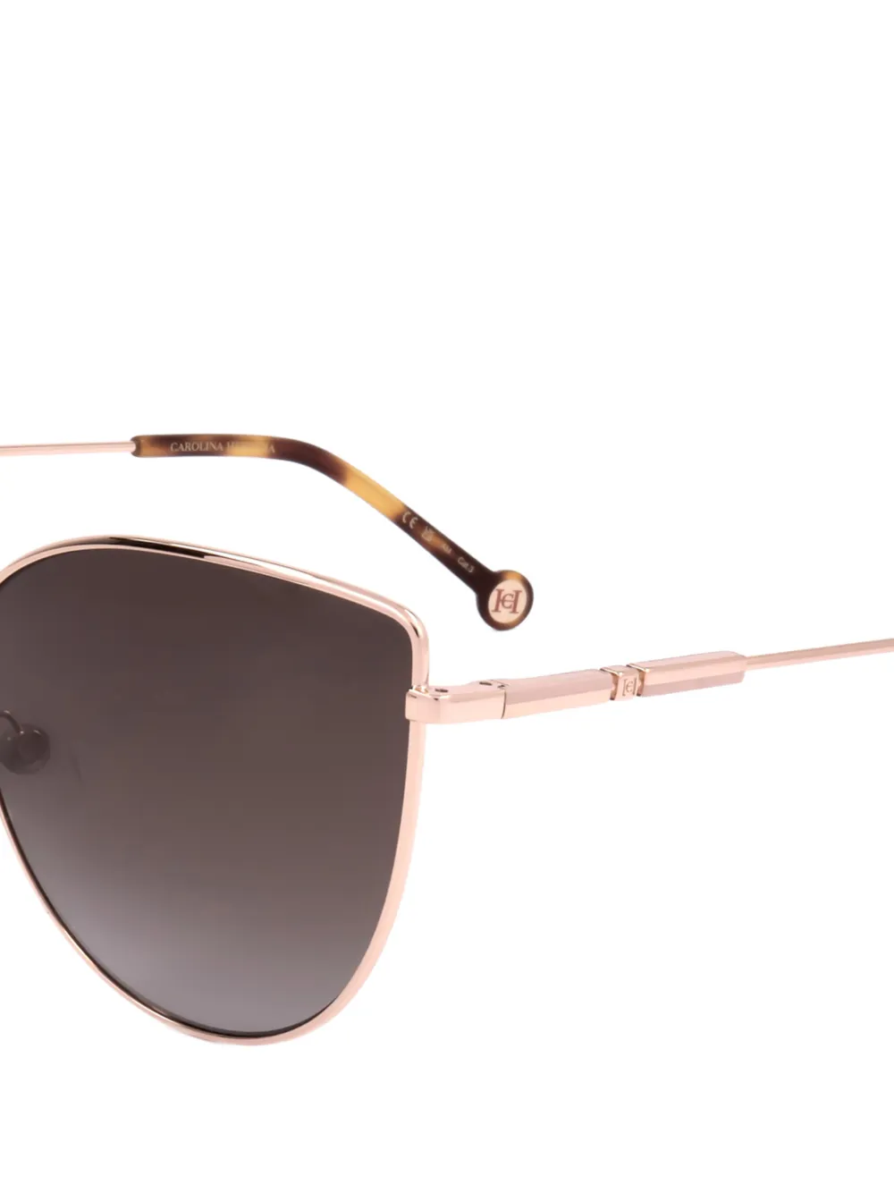 Carolina Herrera Zonnebril met cat-eye montuur Goud