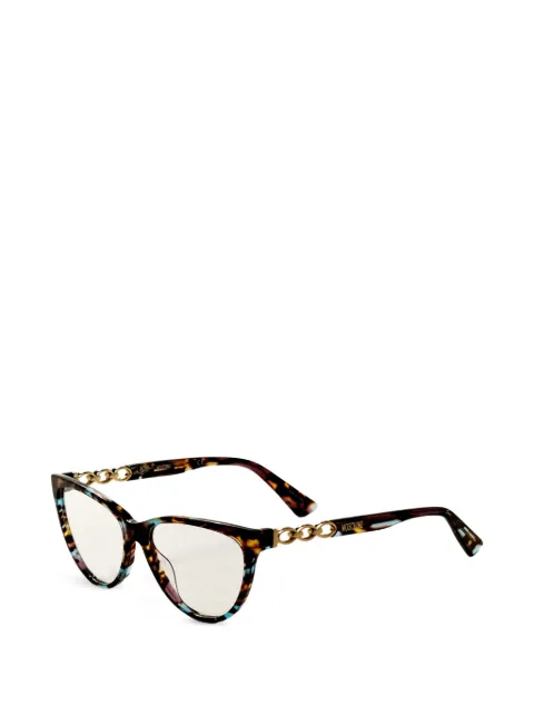 Moschino Eyewear tortoiseshell-effect cat-eye glasses
