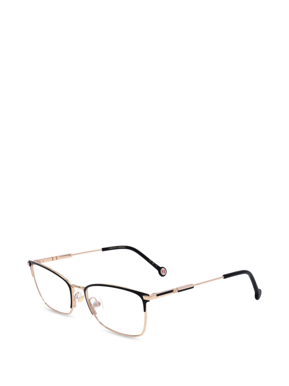 Carolina Herrera Brille mit eckigem Gestell - Schwarz
