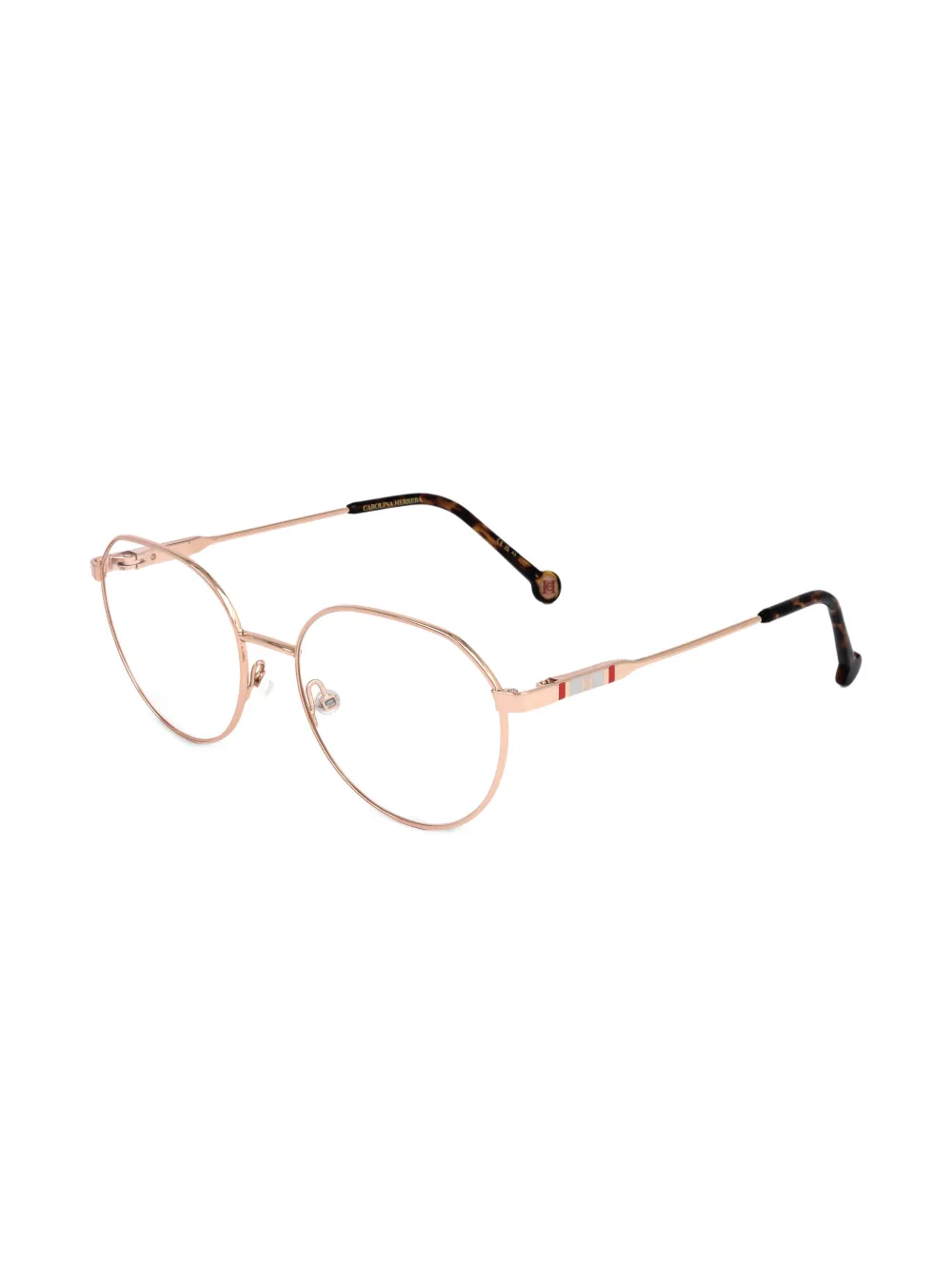 Carolina Herrera Brille mit rundem Gestell - Gold