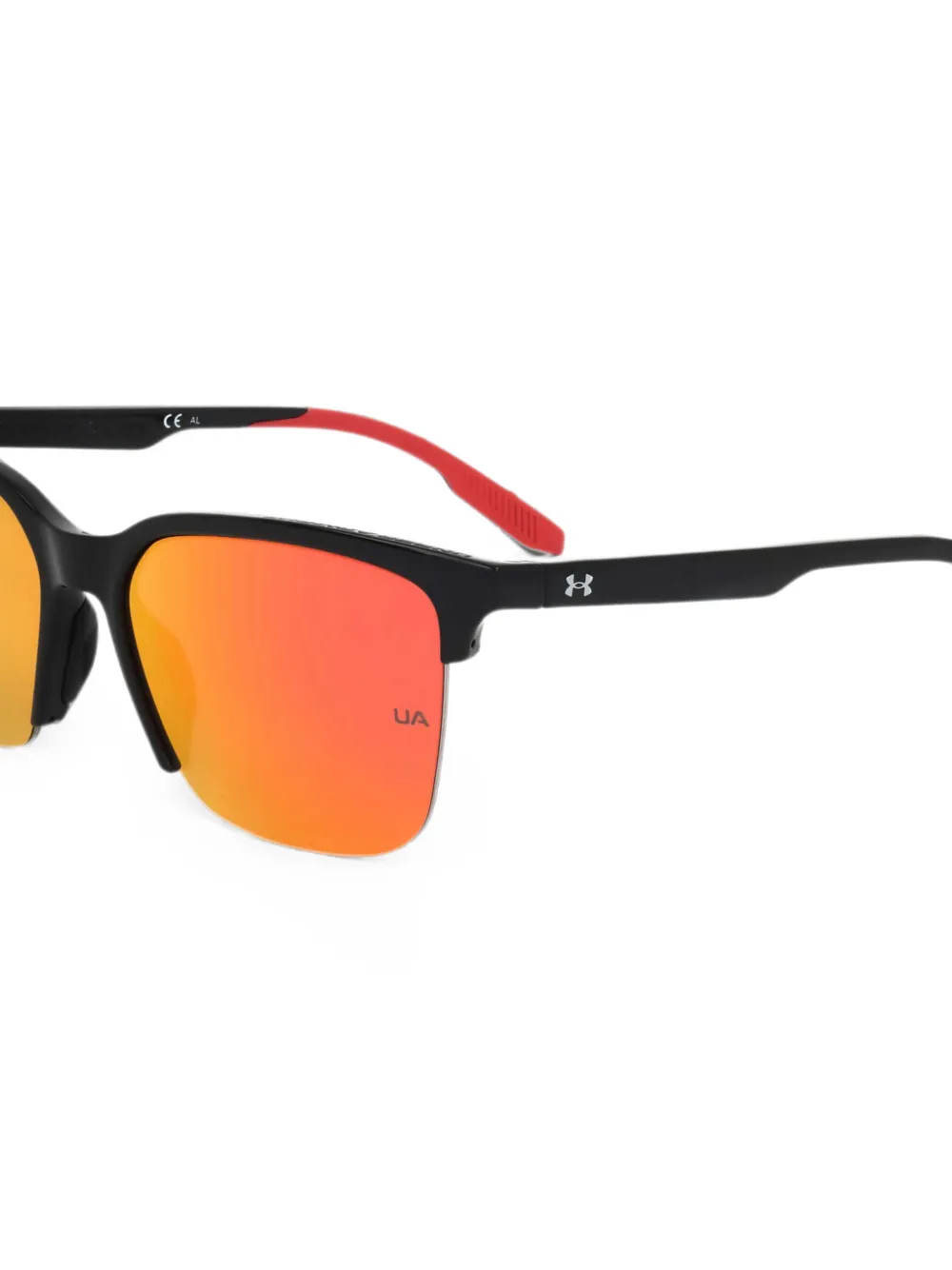 Under Armour Phenom zonnebril met vierkant montuur Zwart