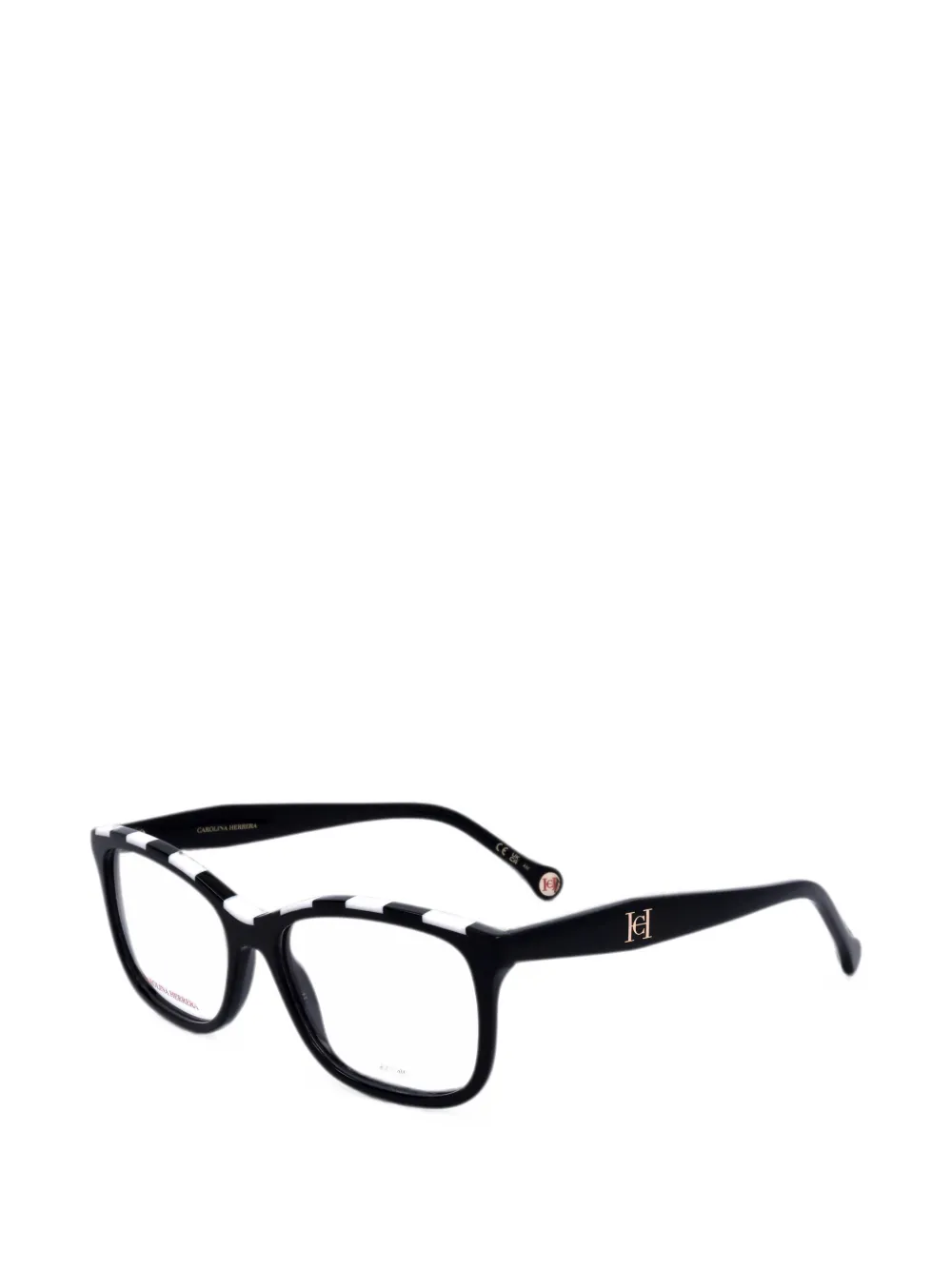 Carolina Herrera Brille mit eckigem Gestell - Schwarz