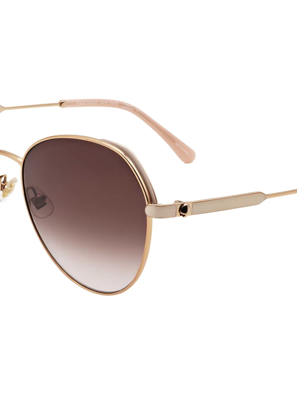 Kate Spade Octavia zonnebril met geometrisch montuur Goud