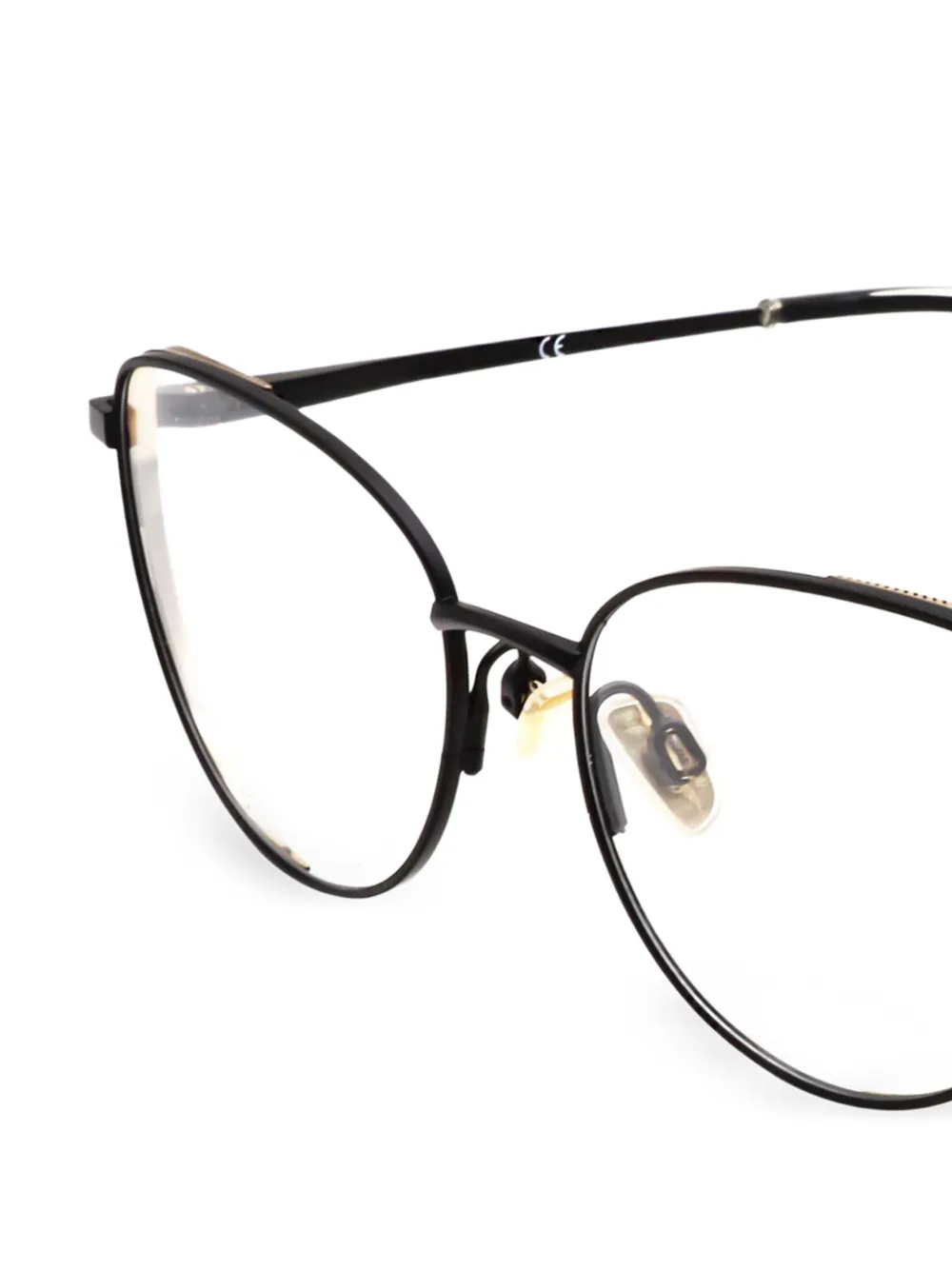 RAG & BONE EYEWEAR Bril met cat-eye montuur Zwart