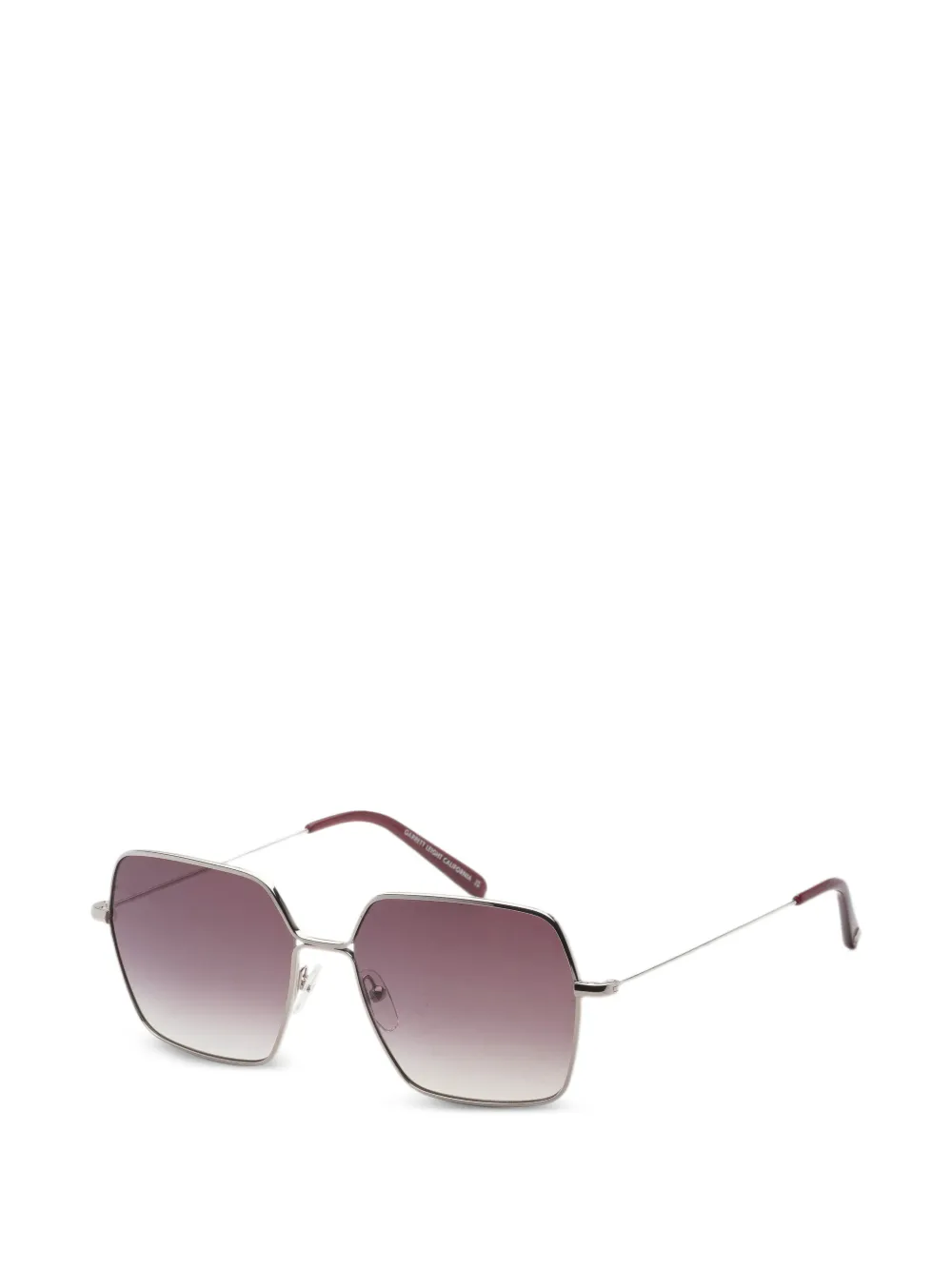 Garrett Leight Occhiali da sole squadrati Meadow - Argento
