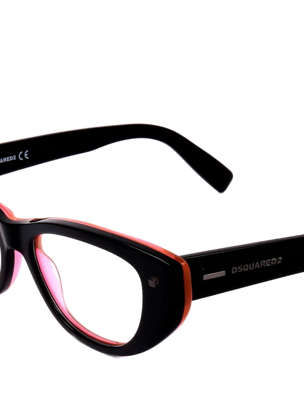 DSQUARED2 Bril met cat-eye montuur Zwart