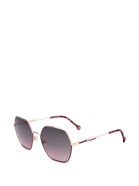Carolina Herrera lentes de sol con armazón geométrica