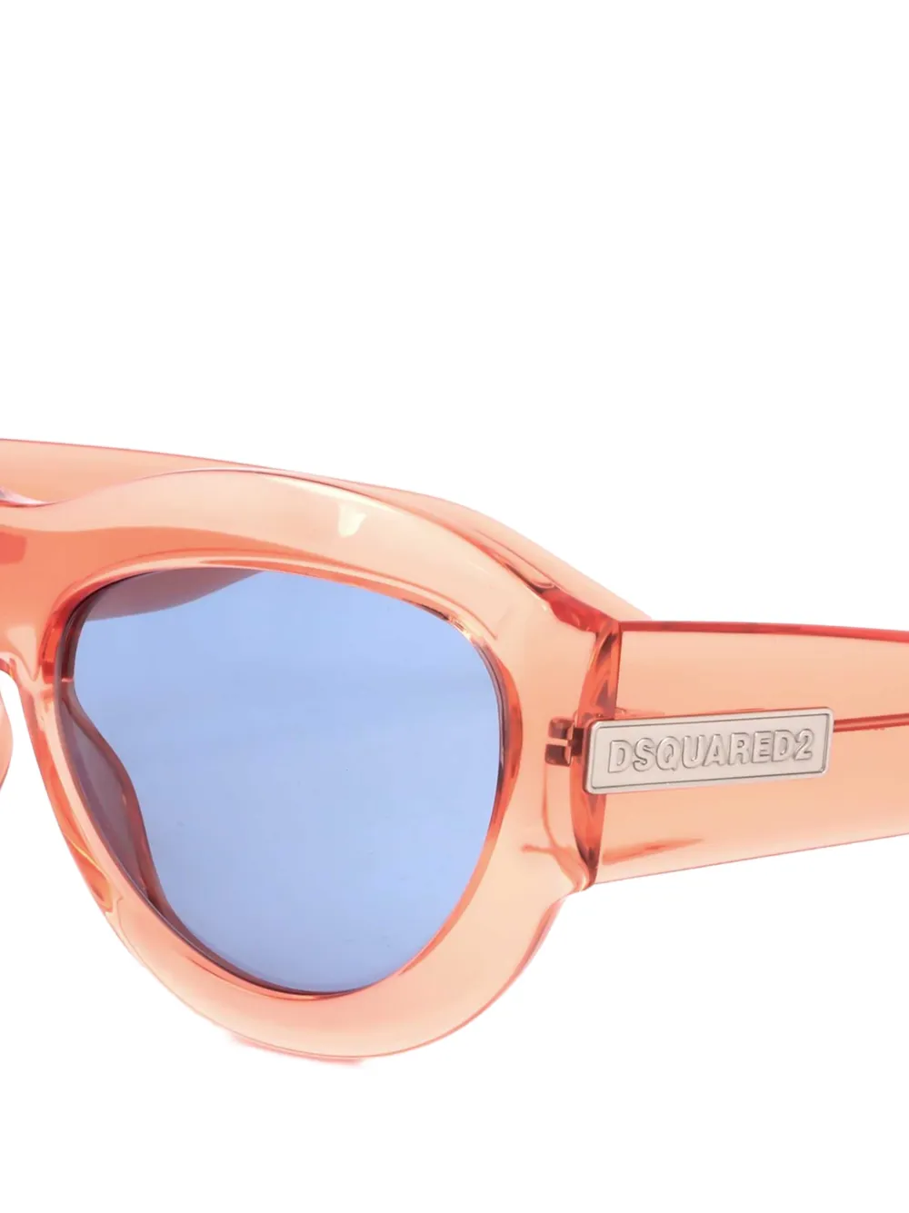 DSQUARED2 EYEWEAR Zonnebril met logoplakkaat Oranje