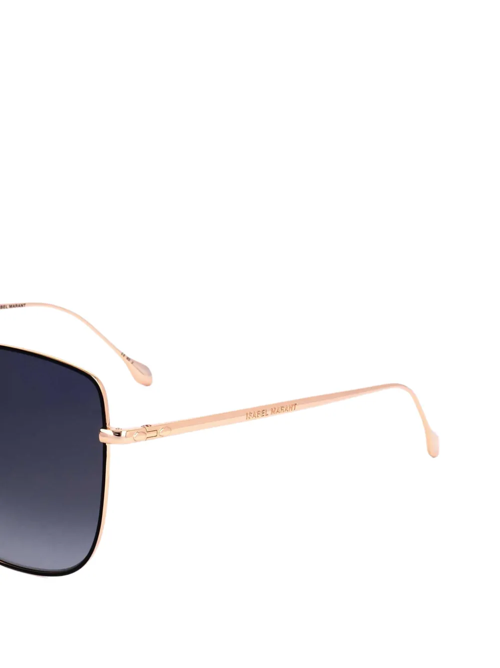 Isabel Marant Eyewear Zonnebril met geometrisch montuur Goud