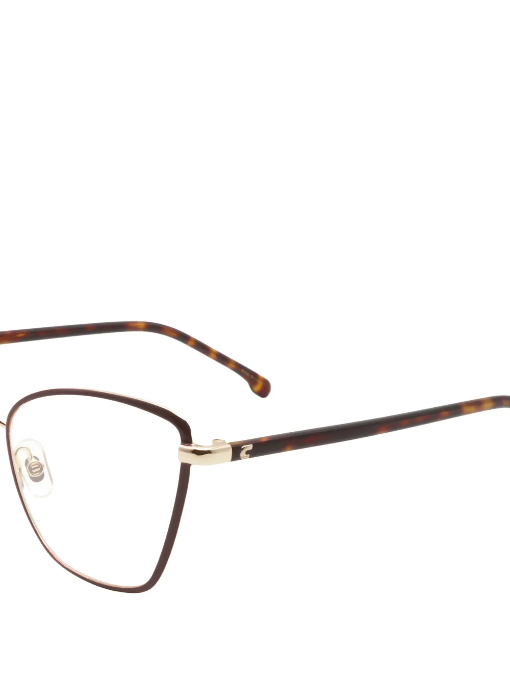 Carrera Bril met geometrisch montuur Bruin
