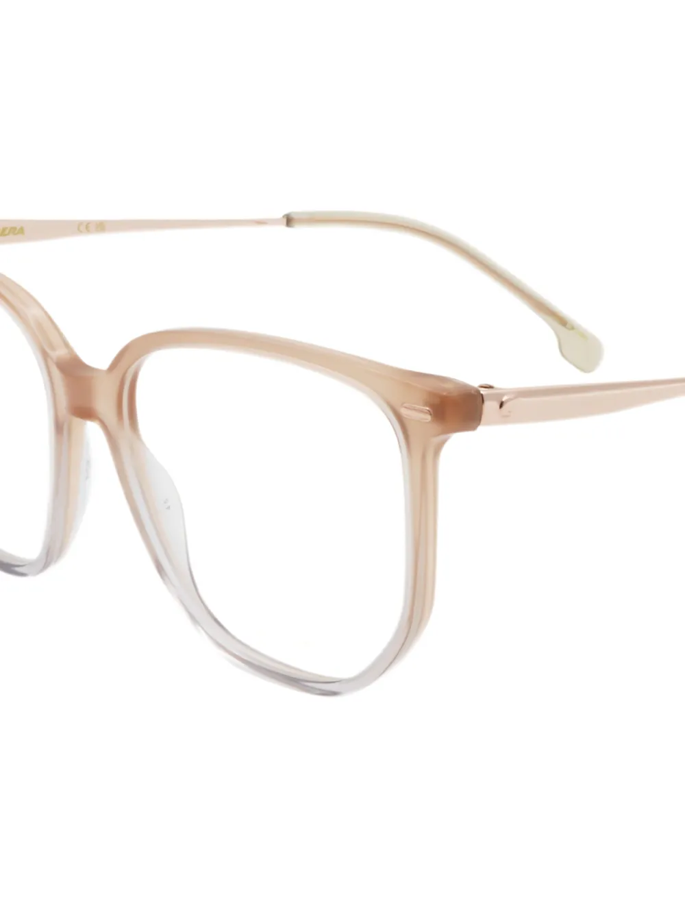 Carrera Bril met vierkant montuur Beige