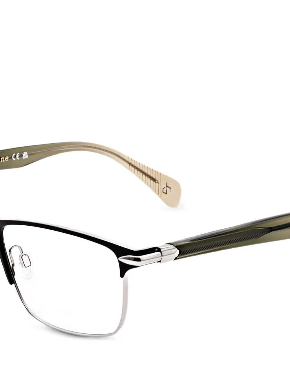 RAG & BONE EYEWEAR Bril met vierkant montuur Zwart