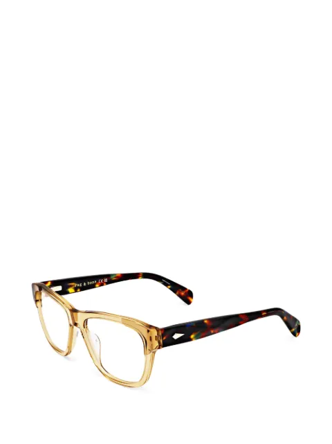 rag & bone tortoiseshell-effect square-frame glasses
