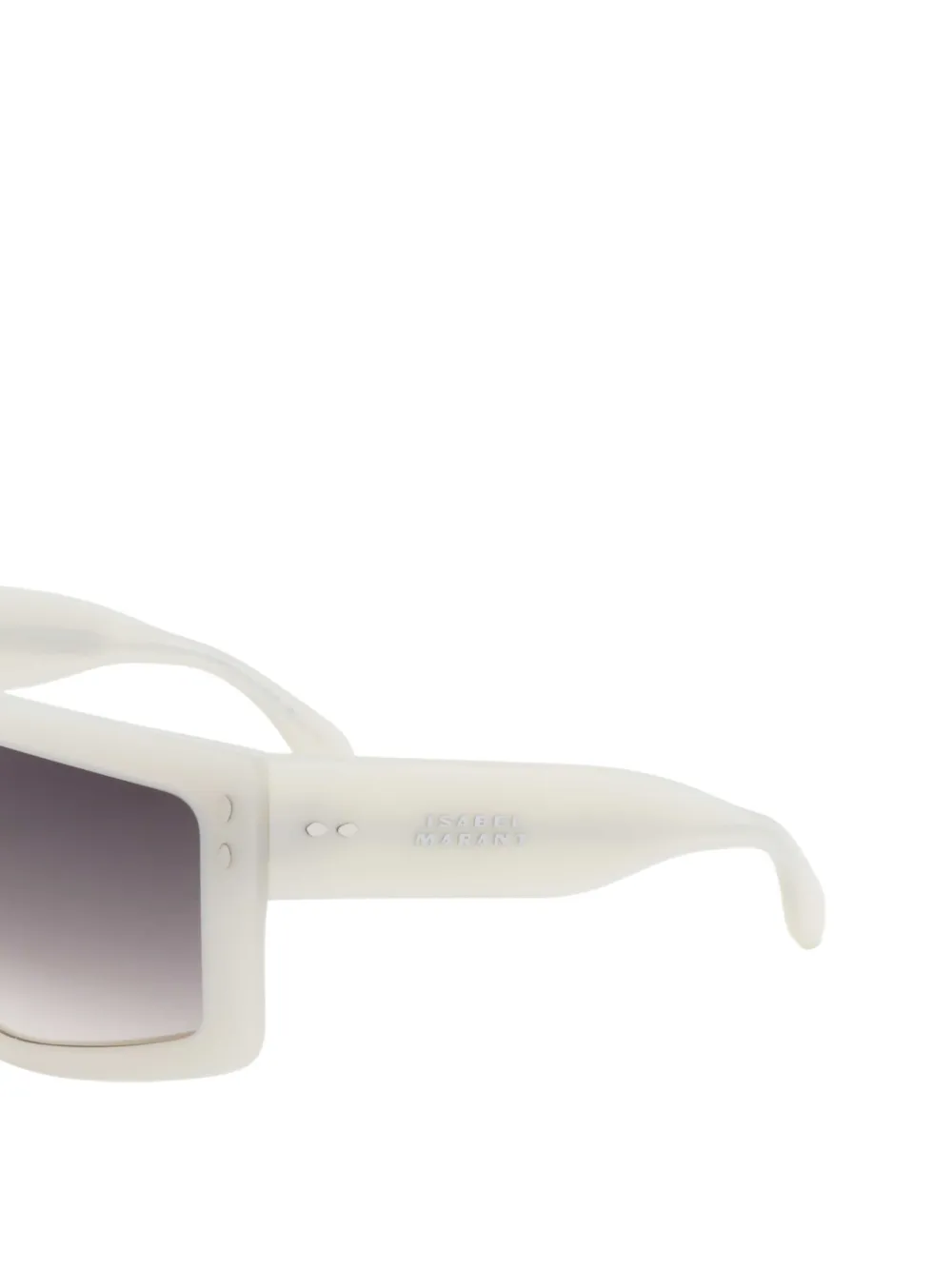 Isabel Marant Eyewear Zonnebril met geometrisch montuur Wit