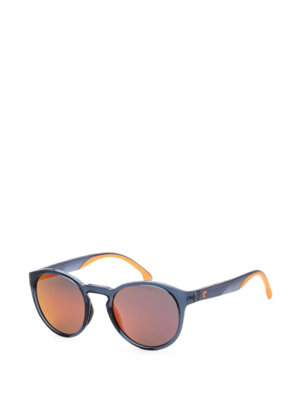 Carrera Zonnebril met rond montuur Blauw