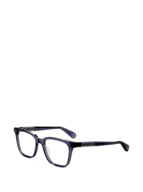 Philipp Plein Eyewear lentes con armazón cuadrada y placa del logo