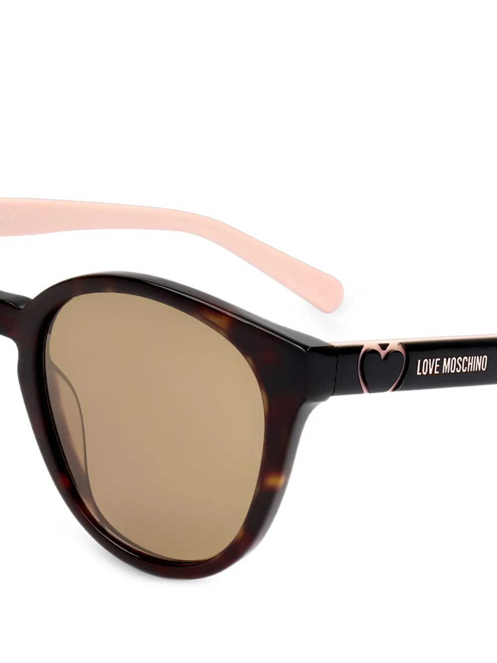 Moschino Eyewear 51 mm Havana zonnebril Bruin