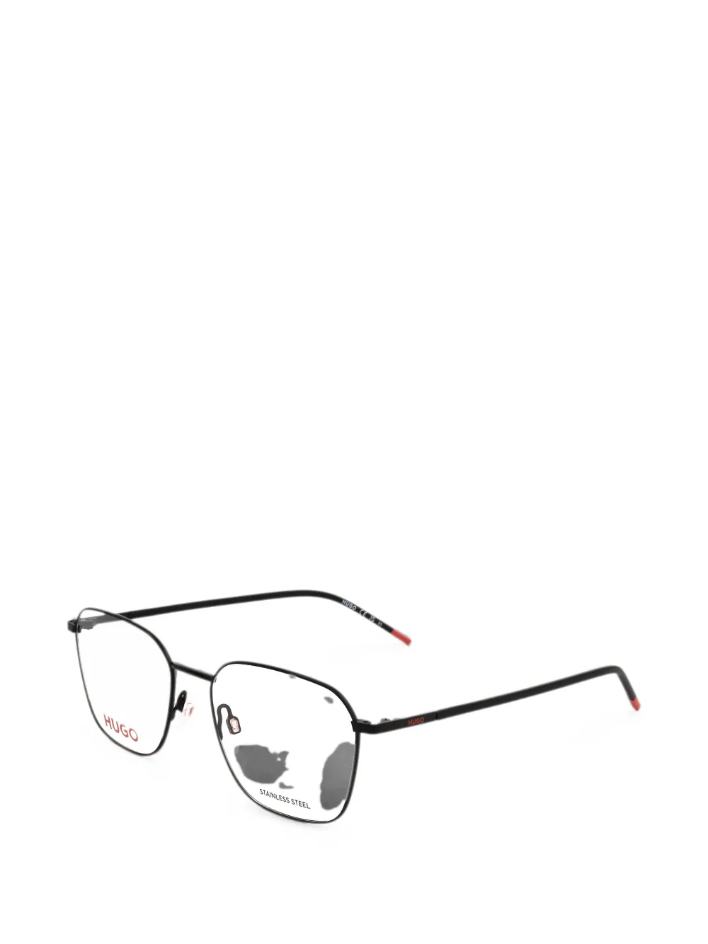 HUGO geometric-frame glasses - Schwarz