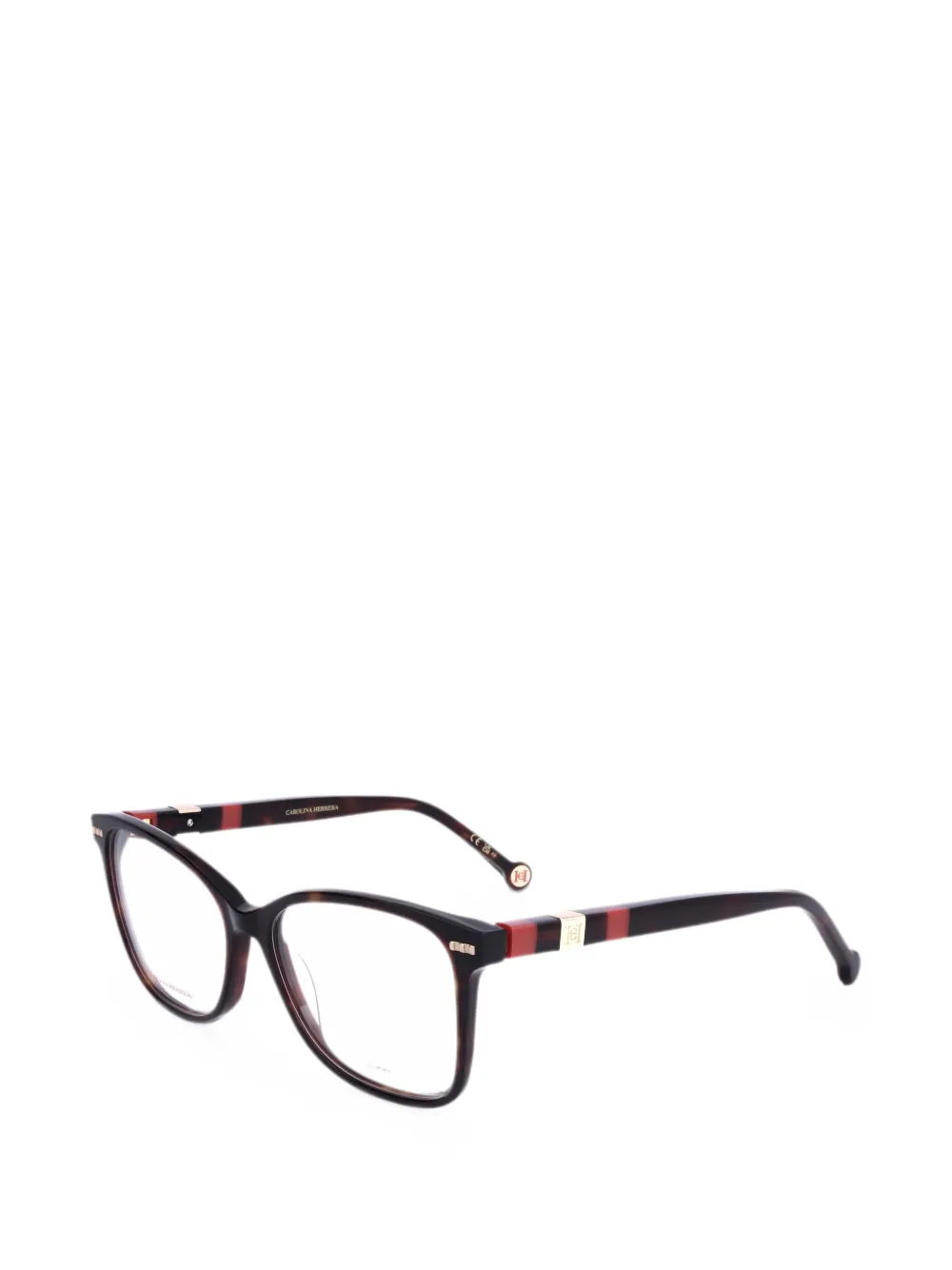 Carolina Herrera Brille in Schildpattoptik - Braun