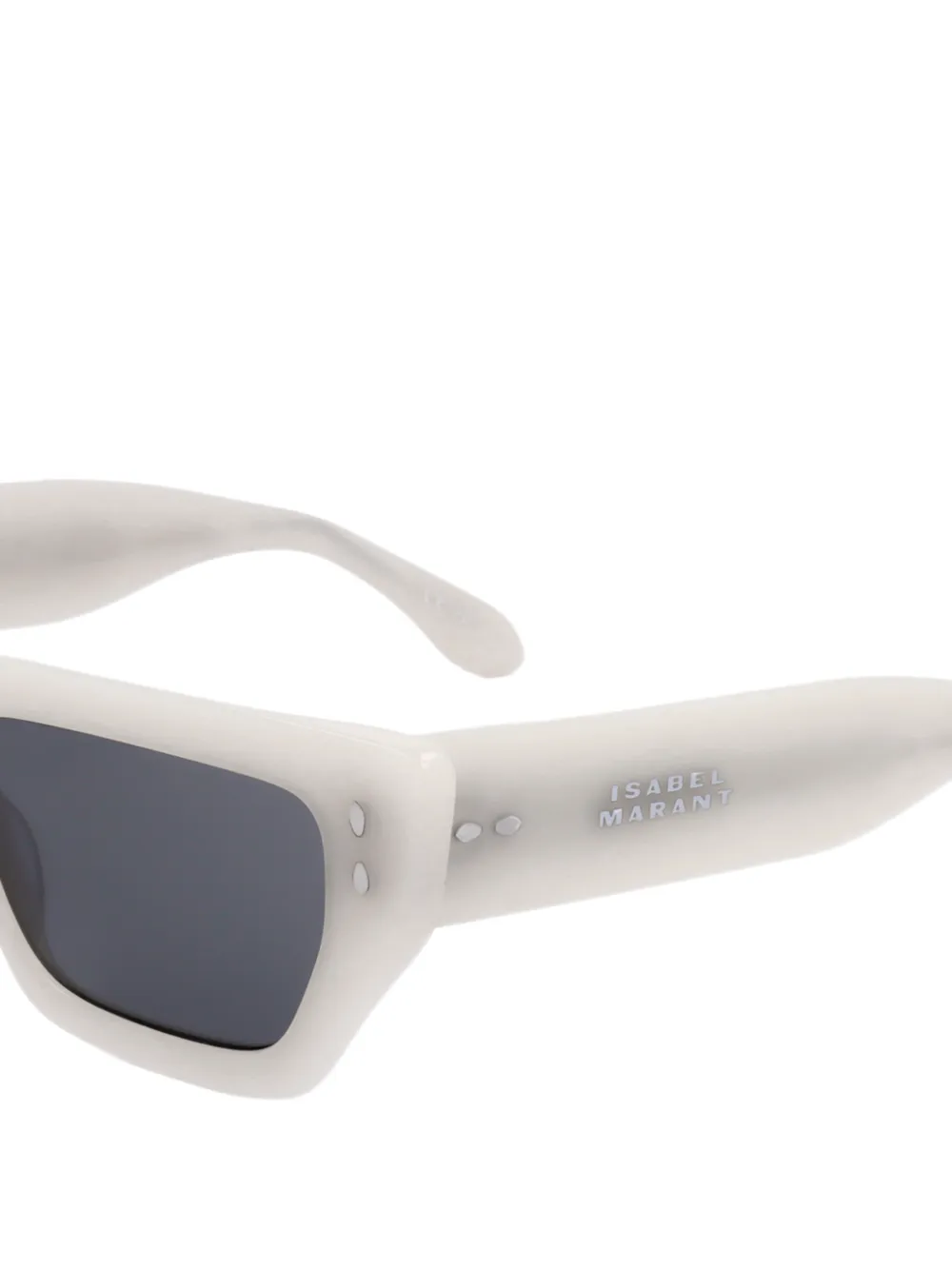 Isabel Marant Eyewear Zonnebril met geometrisch montuur Beige