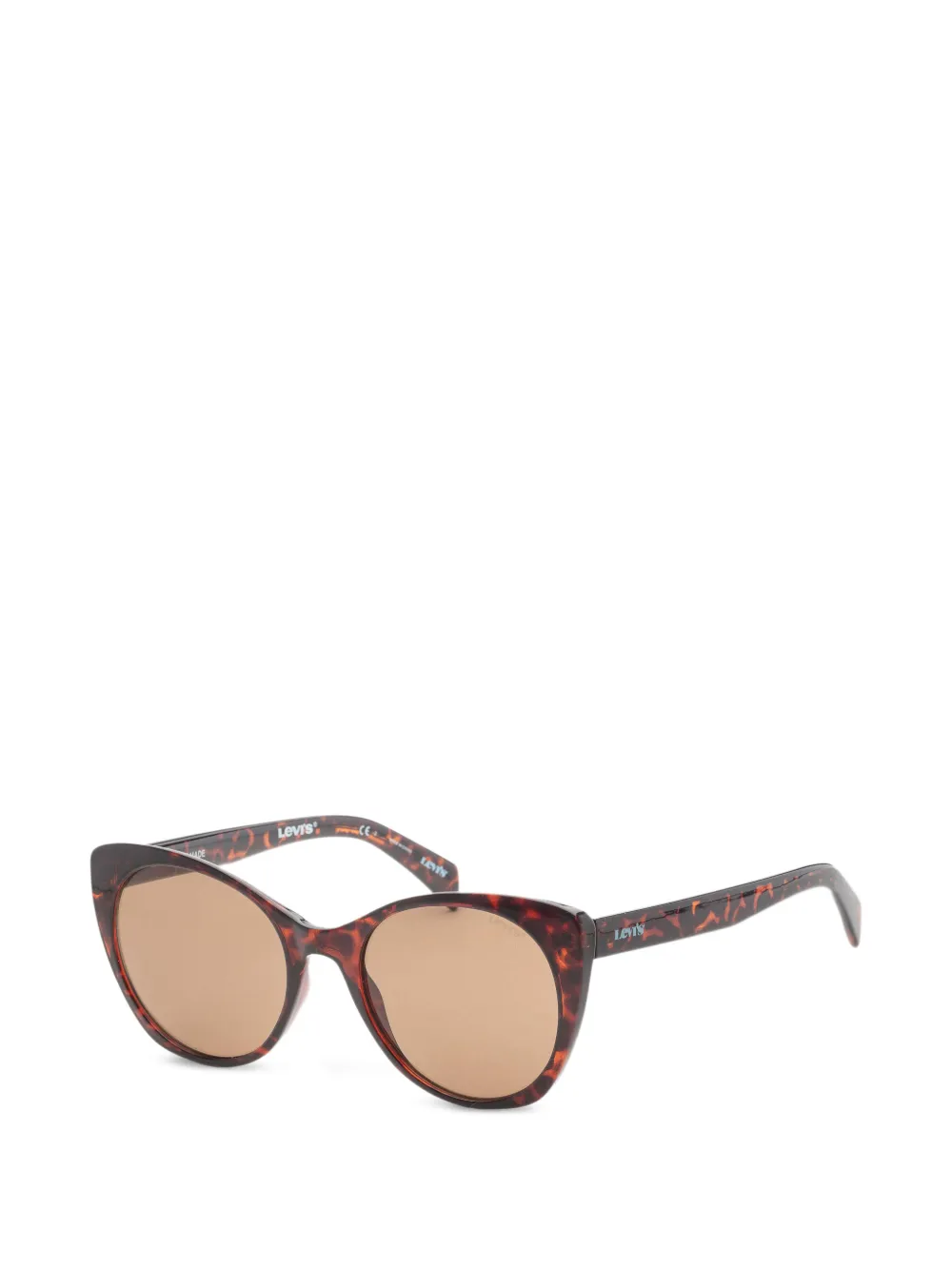 Levi's Occhiali da sole cat-eye con effetto tartarugato - Marrone