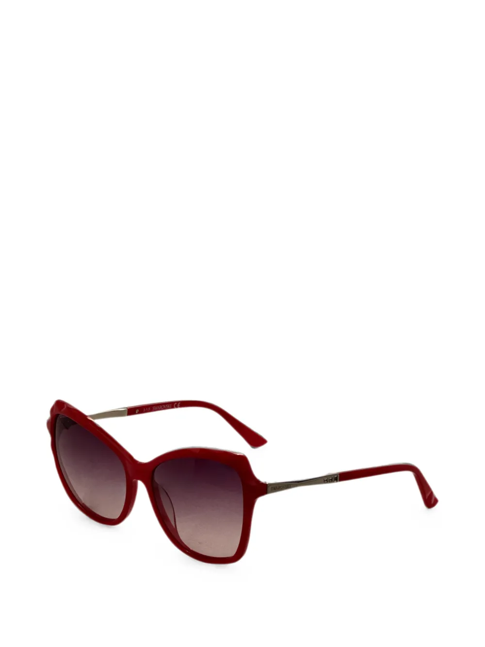 Swarovski Sonnenbrille mit Kristallen - Rot