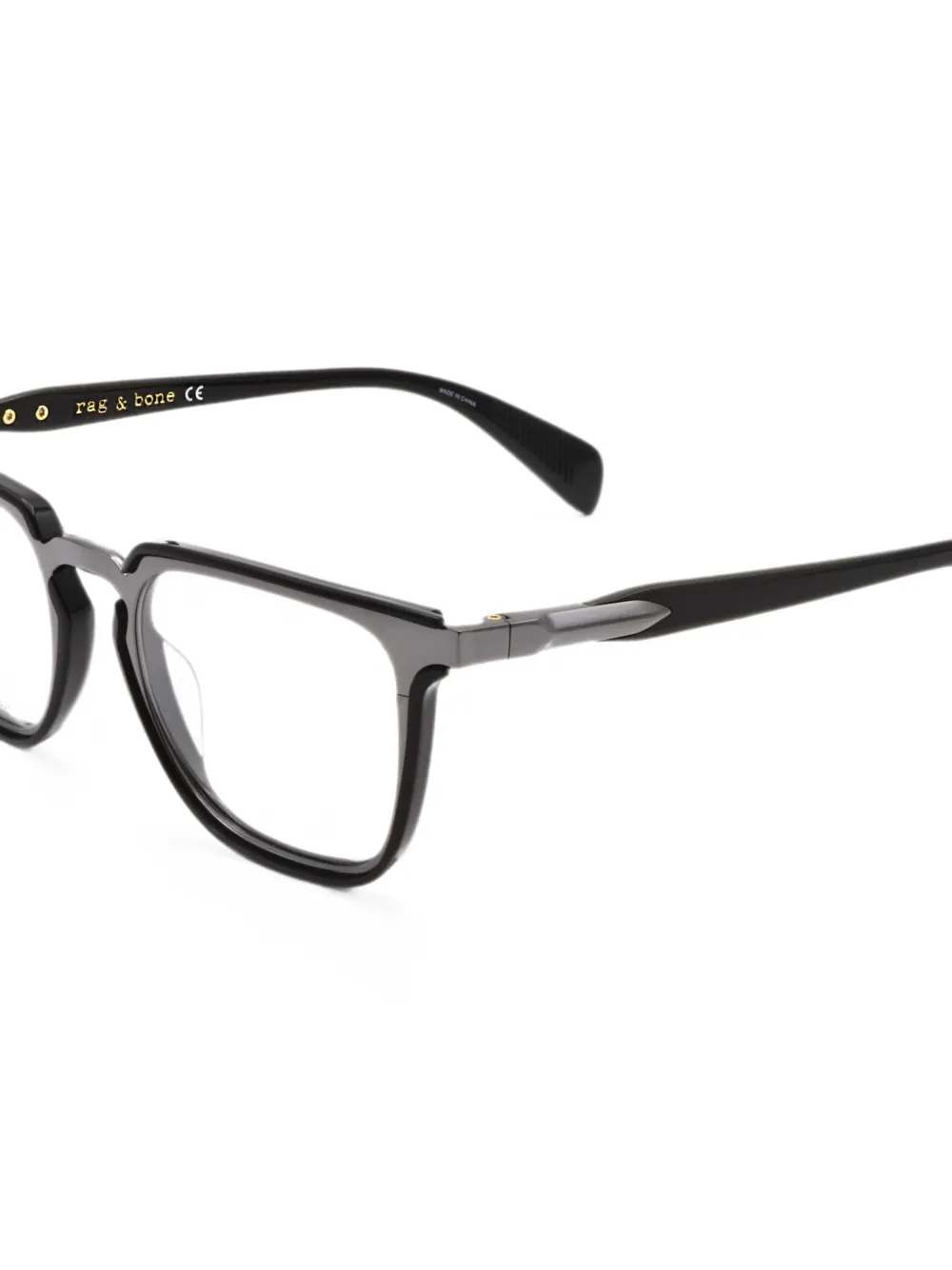 RAG & BONE EYEWEAR Bril met vierkant montuur Grijs