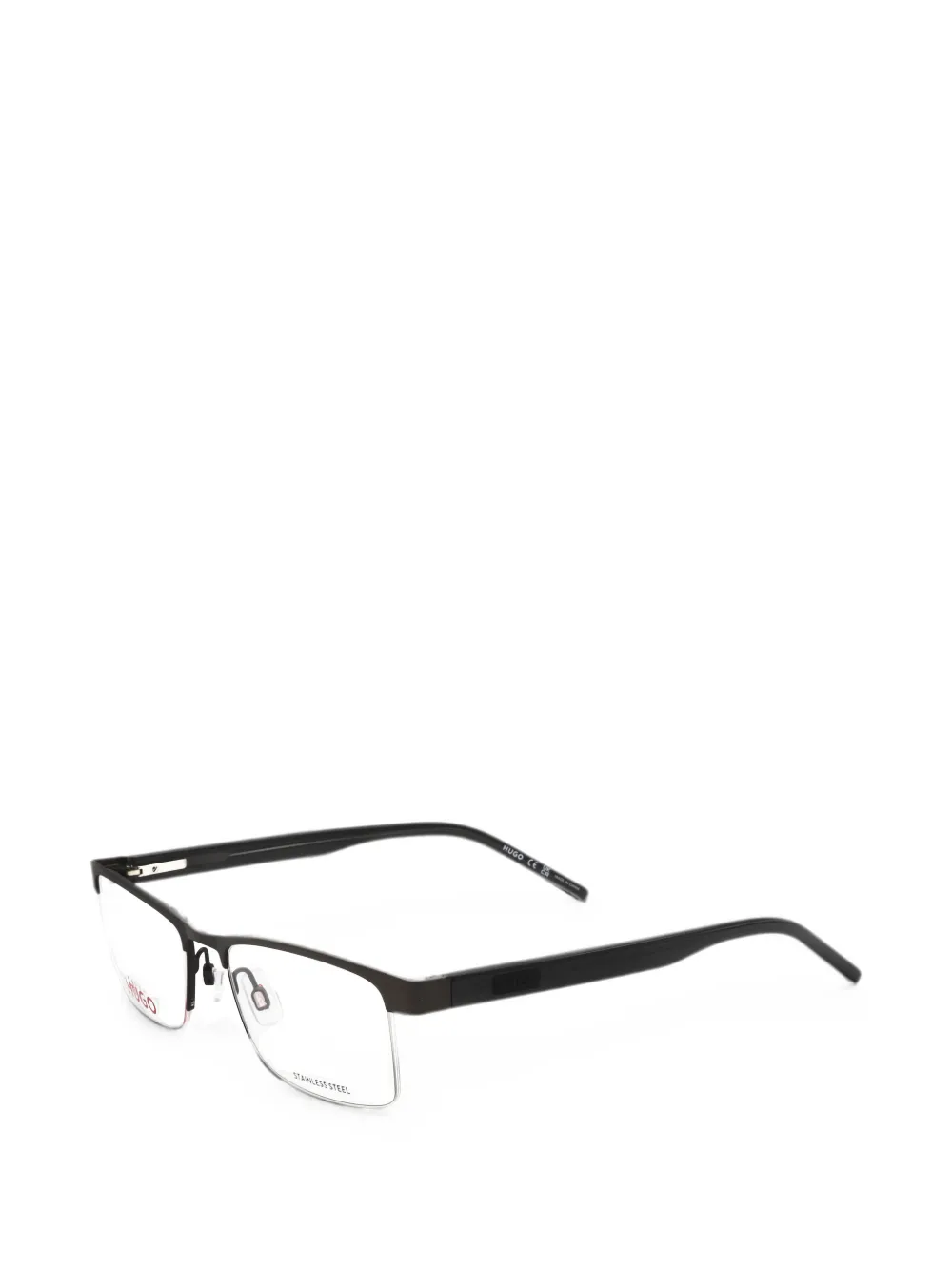 HUGO rectangle-frame glasses - Nero