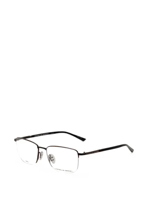 Porsche Design rectangle-frame glasses