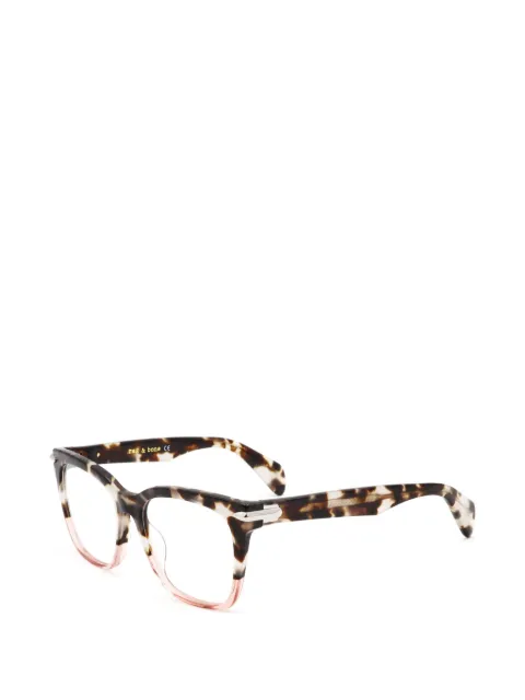 rag & bone tortoiseshell-effect square-frame glasses