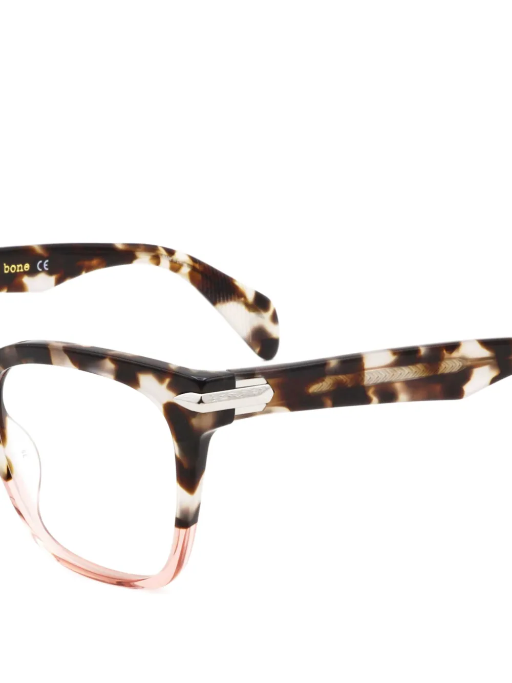 RAG & BONE EYEWEAR Bril met vierkant montuur Bruin