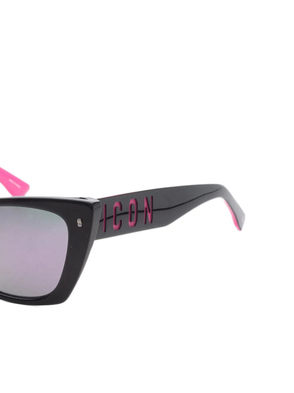 DSQUARED2 EYEWEAR Icon zonnebril met cat-eye montuur Zwart