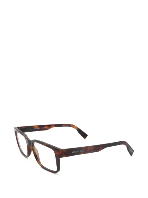 Lacoste tortoiseshell-effect rectangle-frame glasses