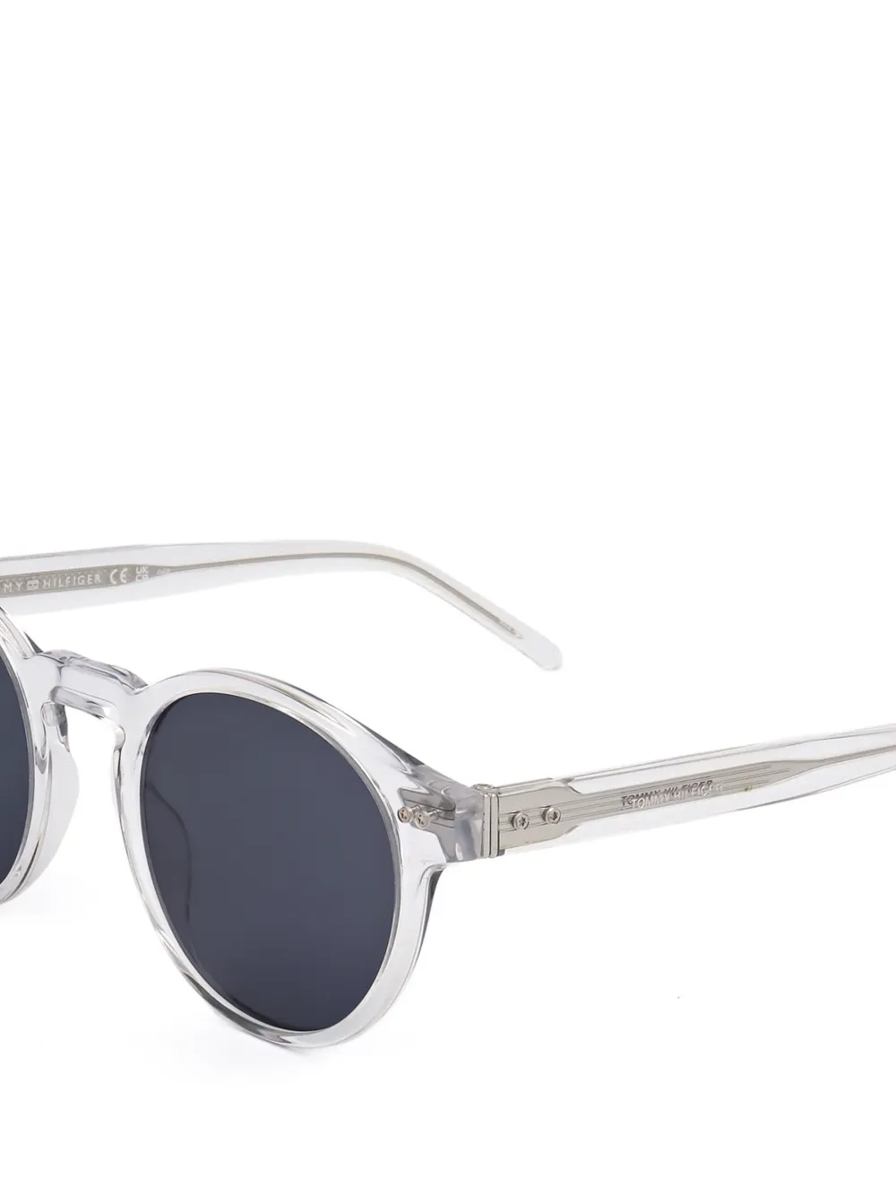 Tommy Hilfiger Zonnebril met rond montuur Wit