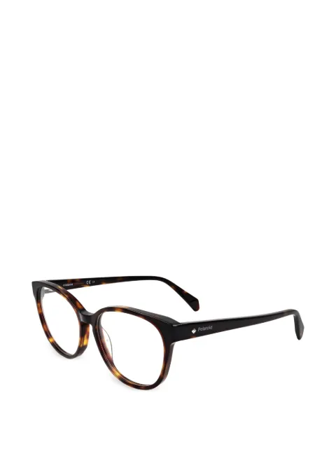 Polaroid Runde Brille in Schildpattoptik