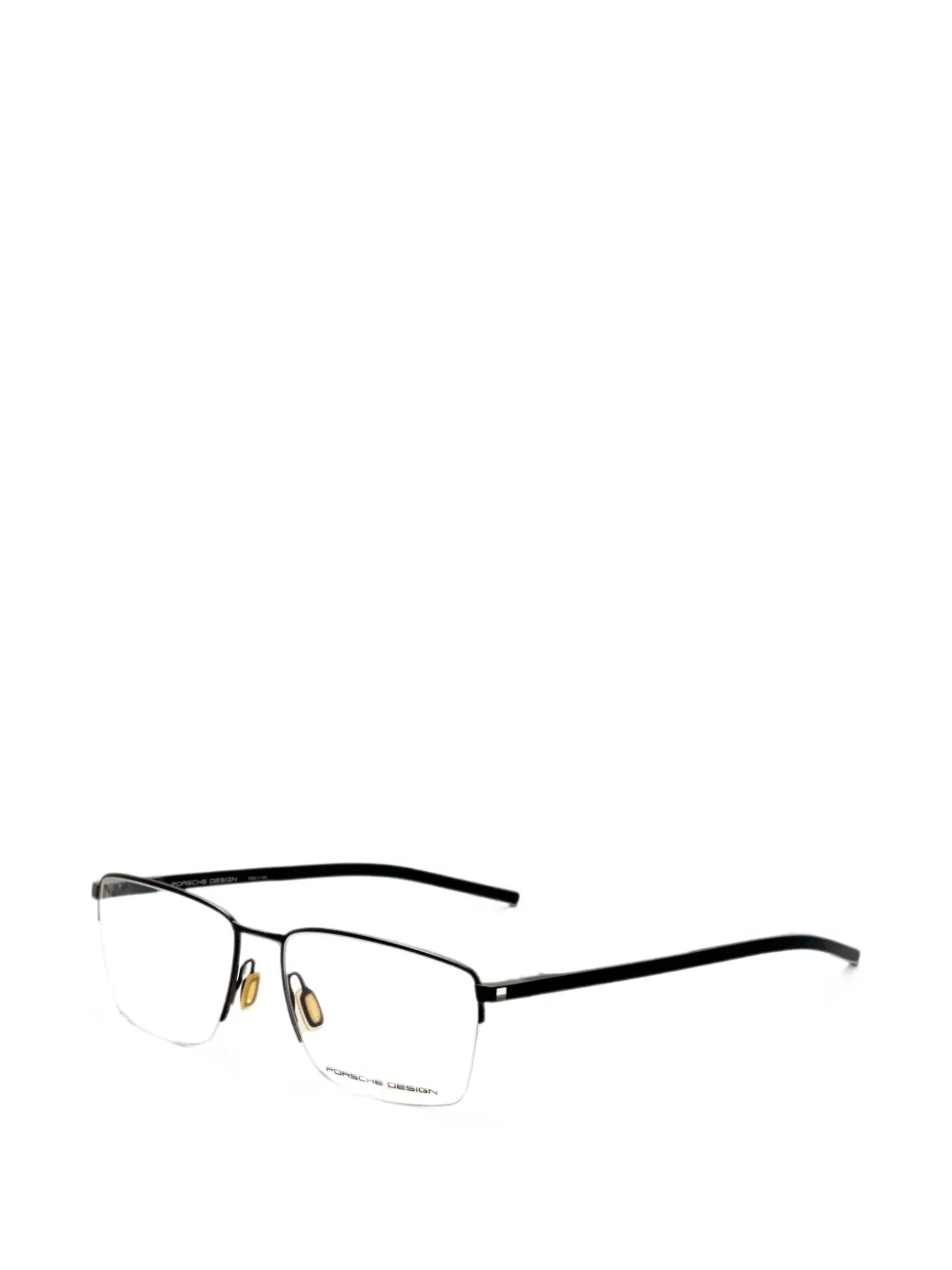 Porsche Design Brille mit eckigem Gestell - Blau