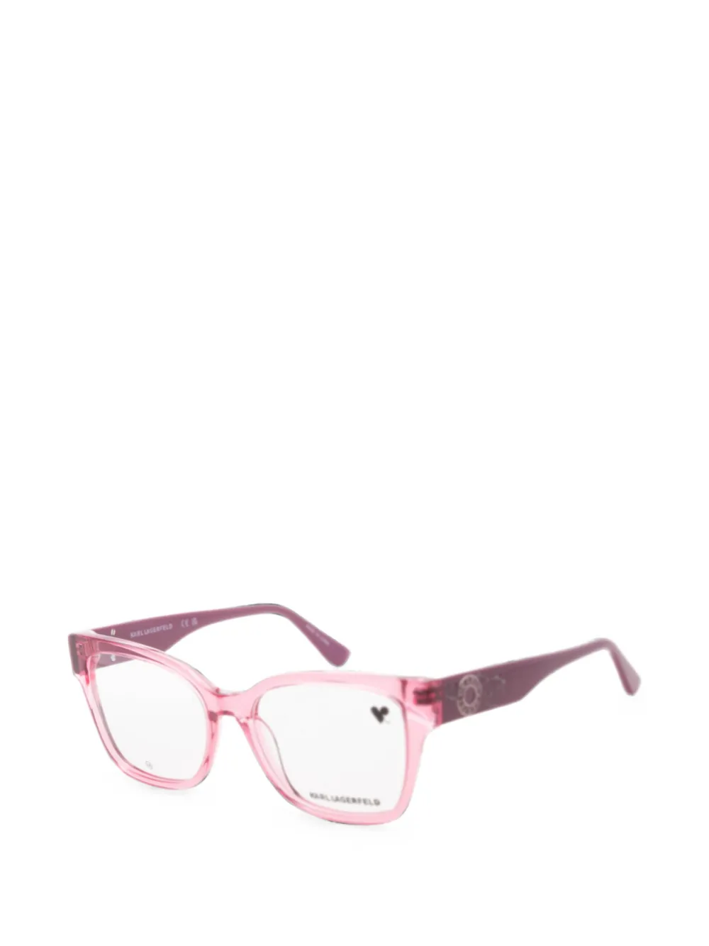 Karl Lagerfeld cat-eye frame glasses - Rosa