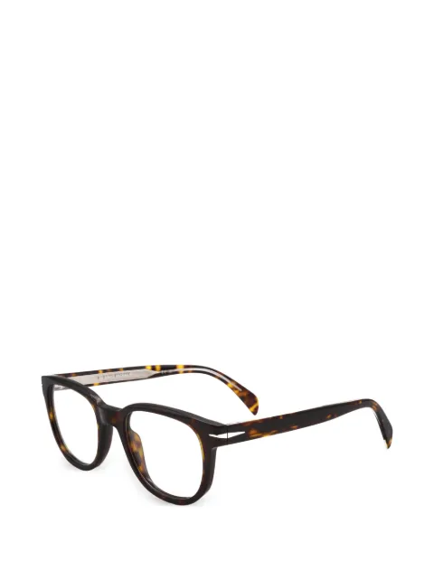Eyewear by David Beckham tortoiseshell-effect square-frame glasses