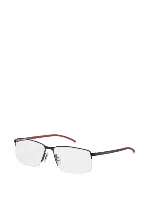 Porsche Design rectangle-frame glasses