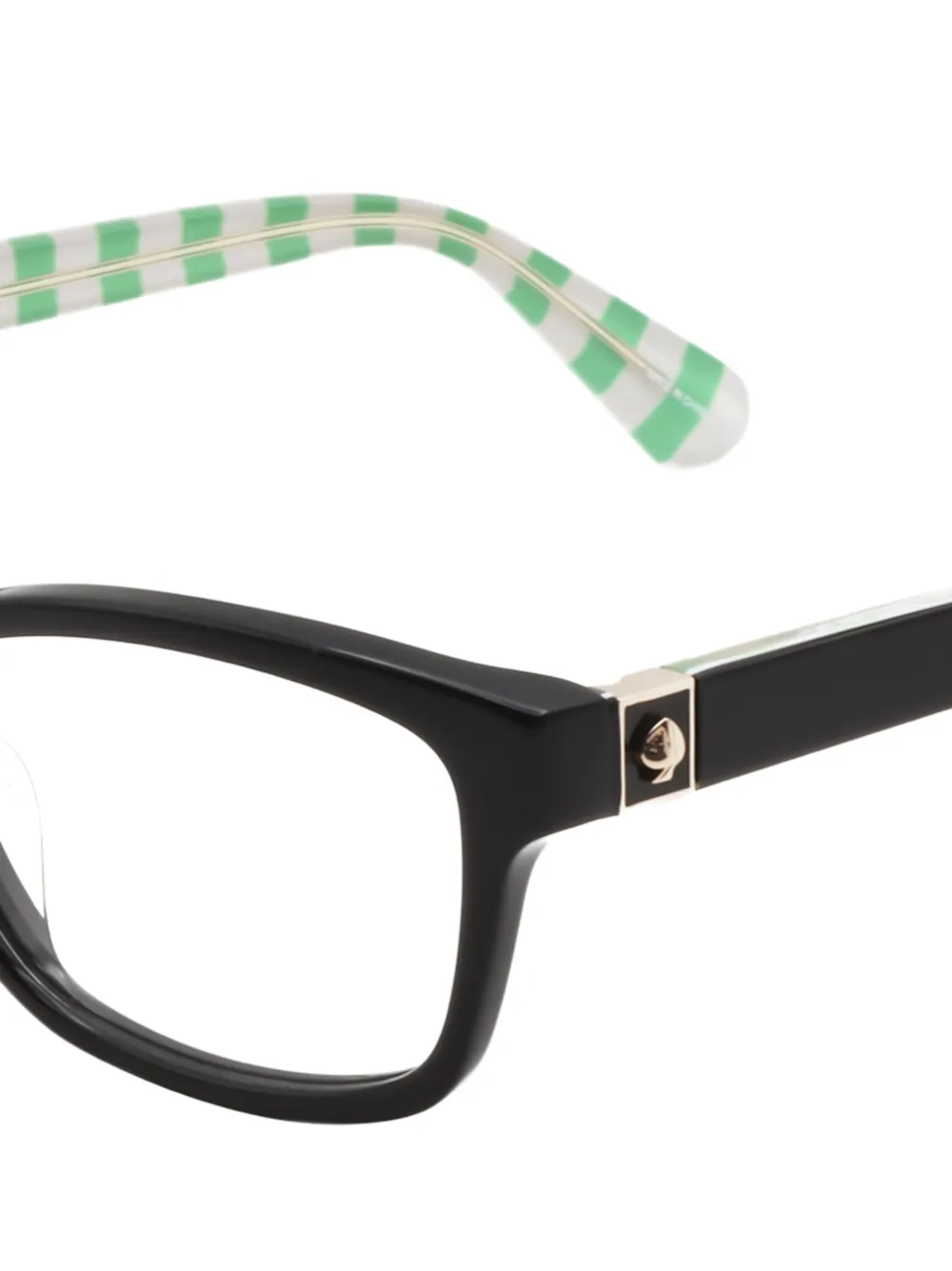 Kate Spade Renne bril met rechthoekig montuur Zwart