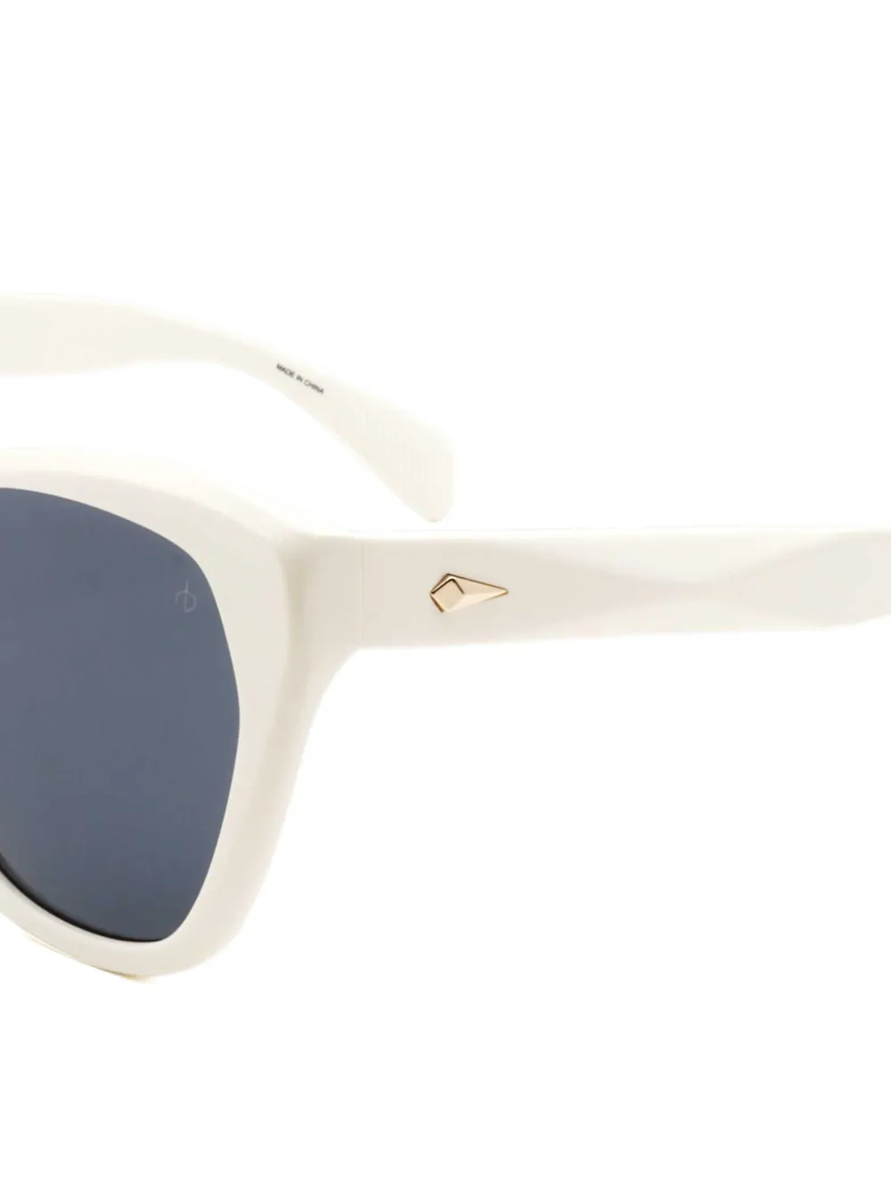 RAG & BONE EYEWEAR Zonnebril met cat-eye montuur Wit