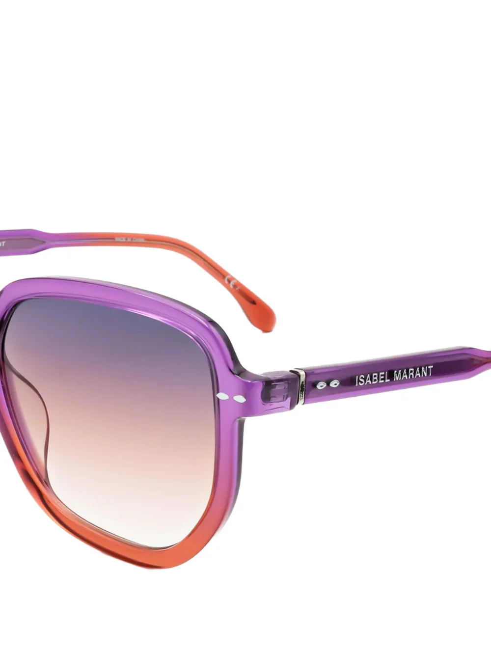 Isabel Marant Eyewear Zonnebril met kleurverloop Paars
