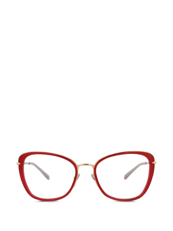 Pomellato Cat-eye Frame Glasses in Red