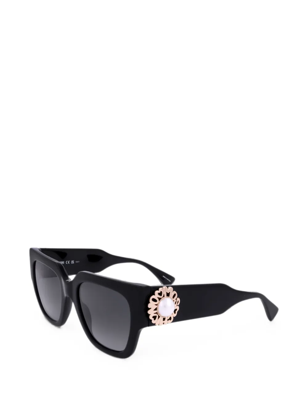 Moschino Occhiali da sole neri 52mm - Nero