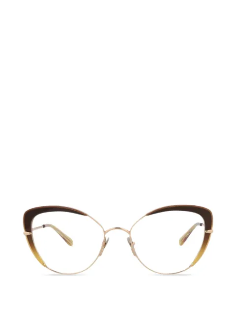 Pomellato cat-eye frame glasses