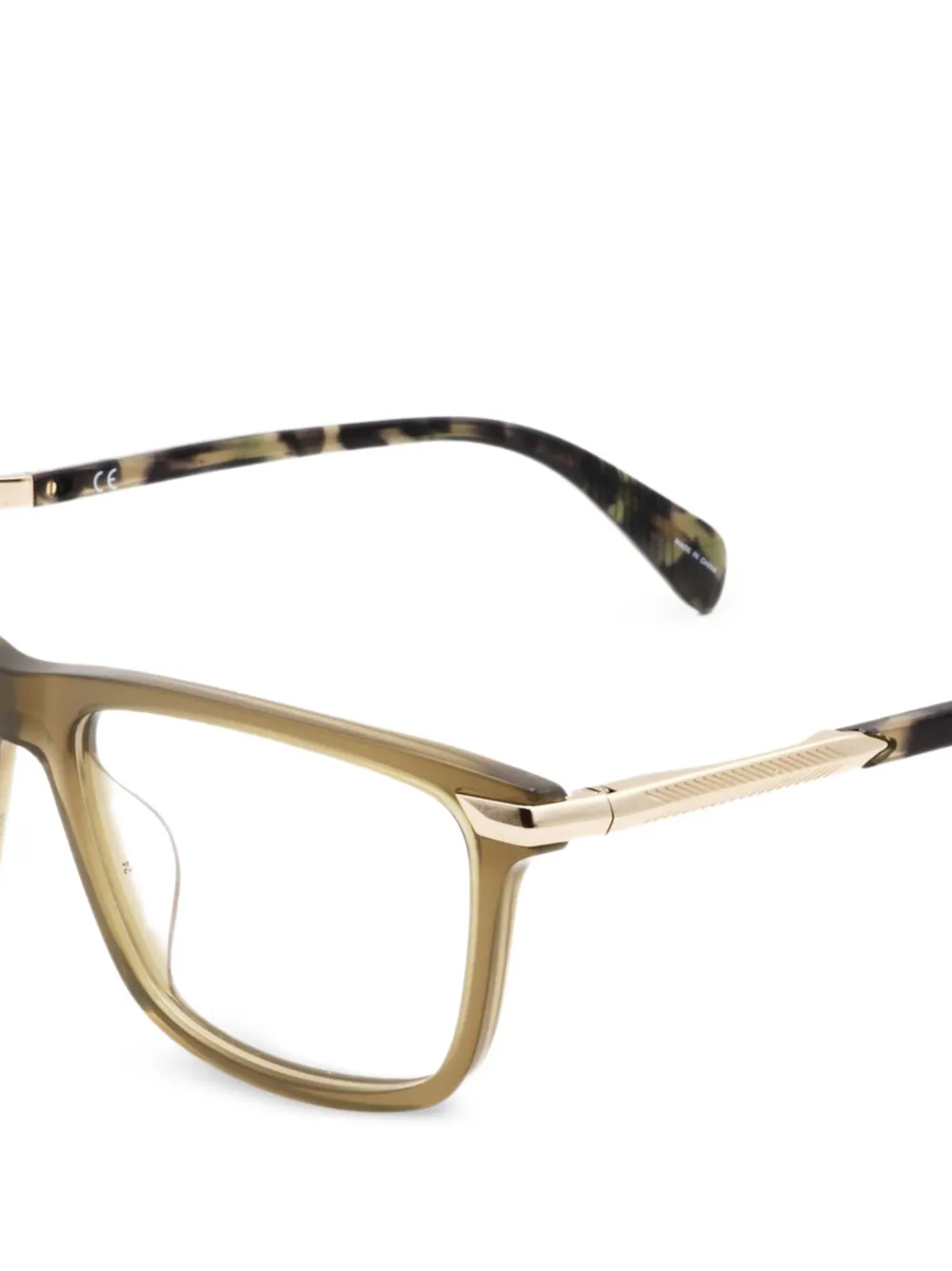 RAG & BONE EYEWEAR Bril met rechthoekig montuur Beige