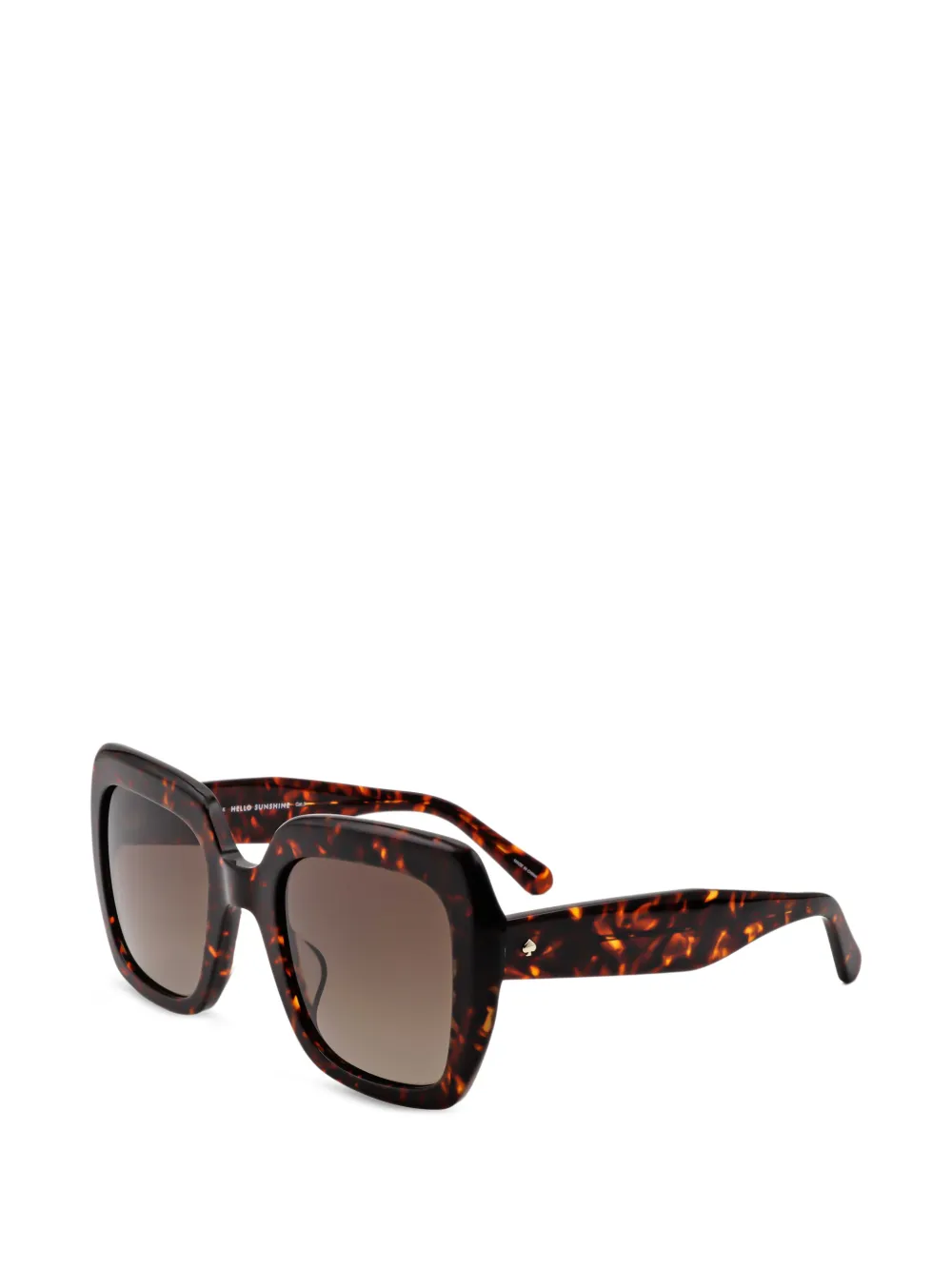 Kate Spade Naomi Sonnenbrille mit eckigem Gestell - Braun